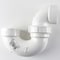 Charlotte Pipe And Foundry Charlotte Pipe Schedule 40 1-1/2 in. Hub X 1-1/2 in. D Hub PVC P-Trap with Union 1 pk PVC00708P0800 - alternate 1